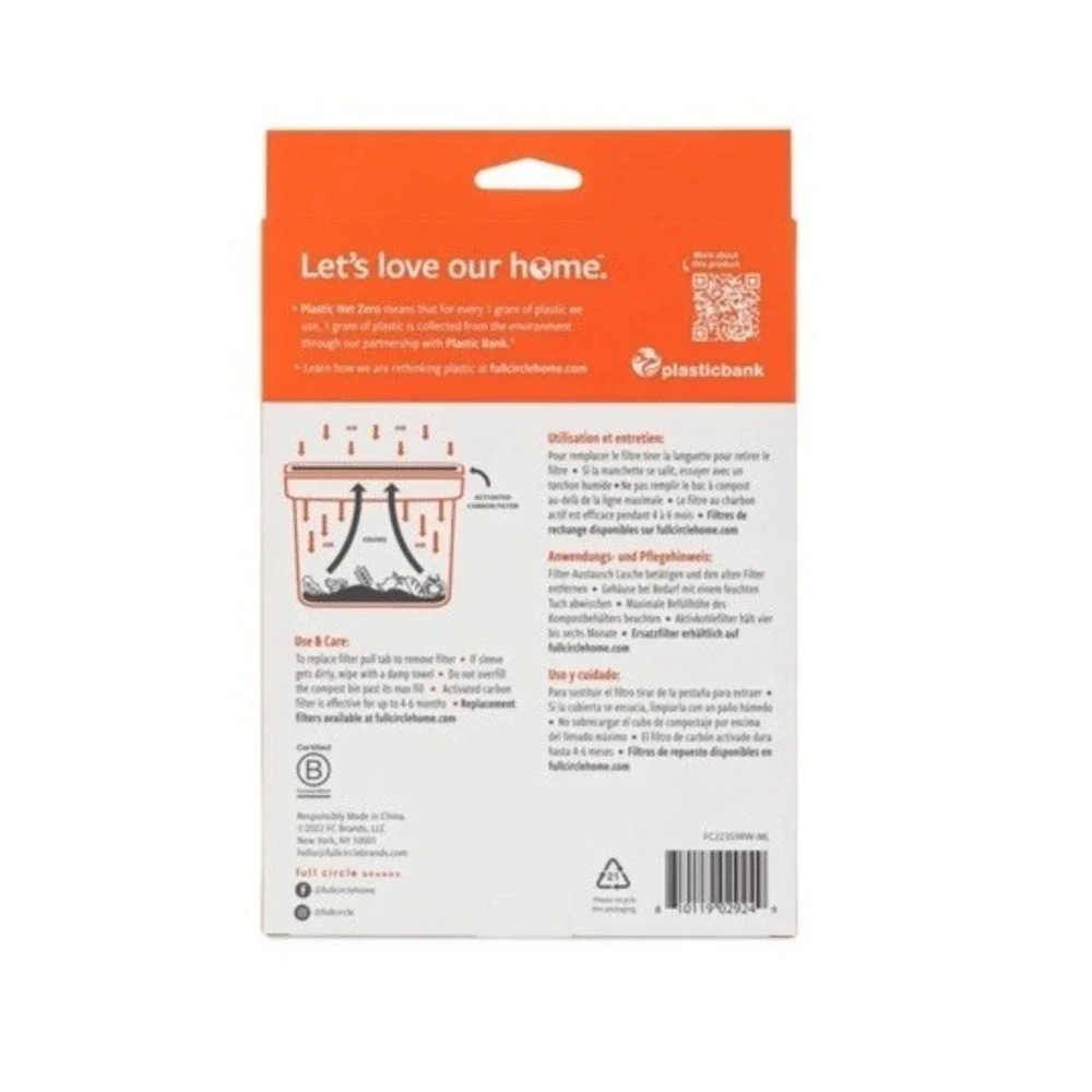 Post Modern - Compost Bin Filters - Full Circle Filters 6 Pack
